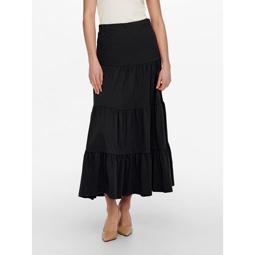 ONLY May Maxi Nederdel, Black, XS