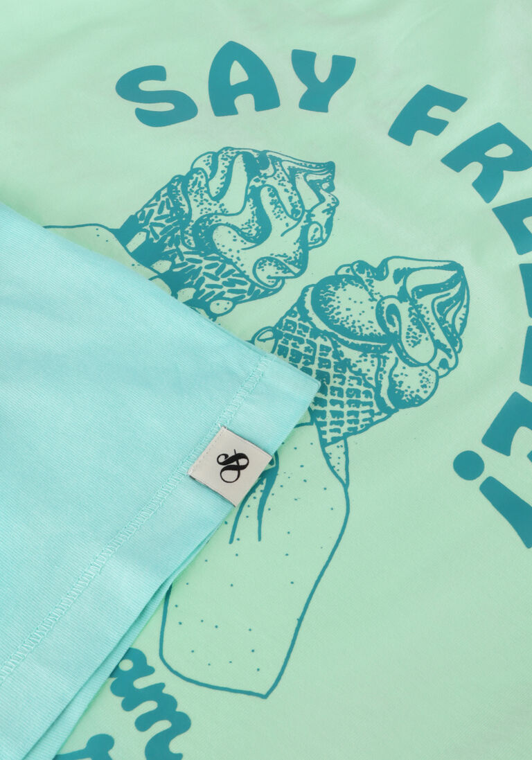 SCOTCH & SODA mint scotch & soda t-shirt cotton in conversion garment-dyed t-shirt