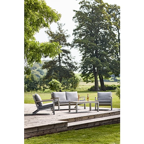Mendoza loungebord - sandy grey