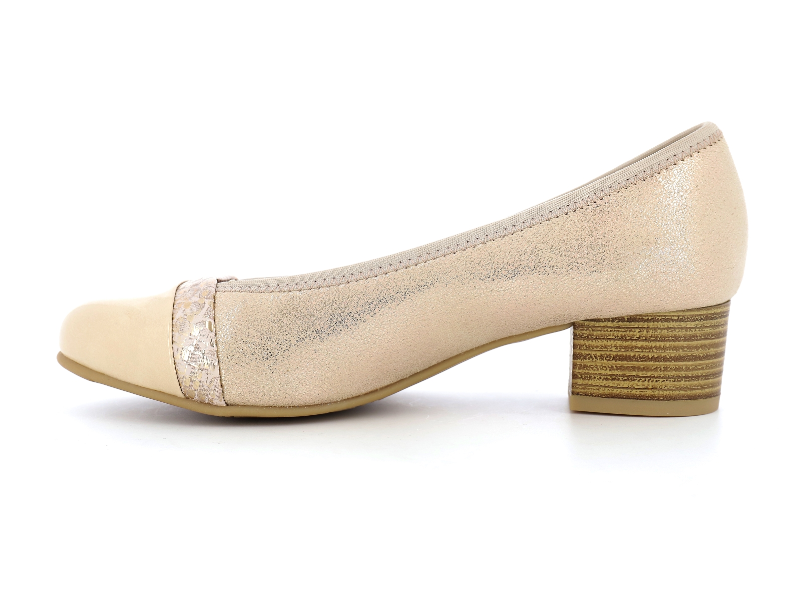 Jana  shoes-22366 Synthétique Beige Or