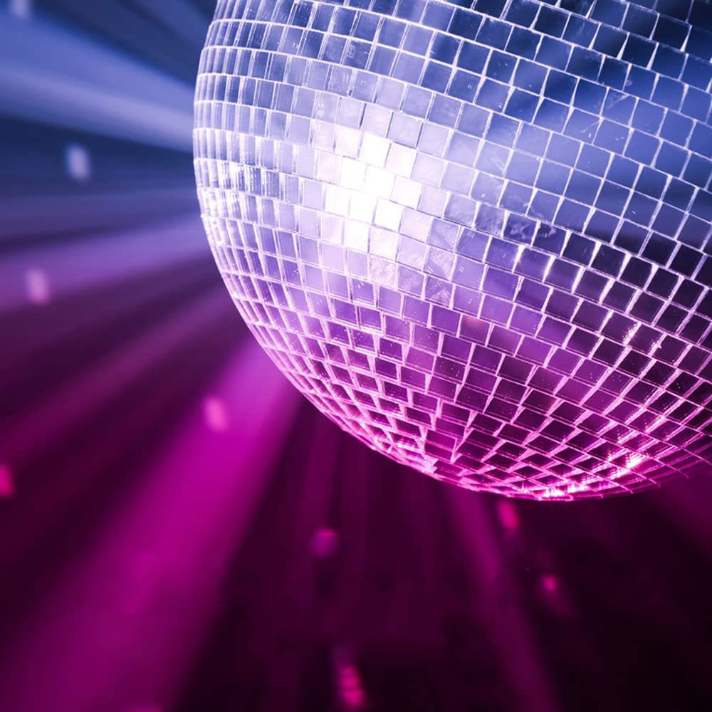 (Ø20cm) Lichtreflektierende Discokugel Party Deko Spiegelkugel zum Aufhängen - Silber