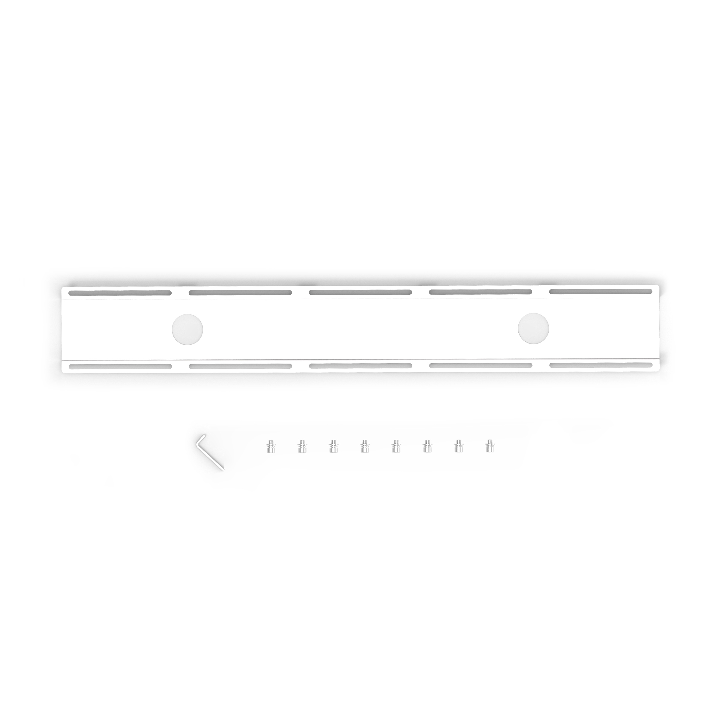 Kabelkanal für Pult 109 x 20 cm weiss