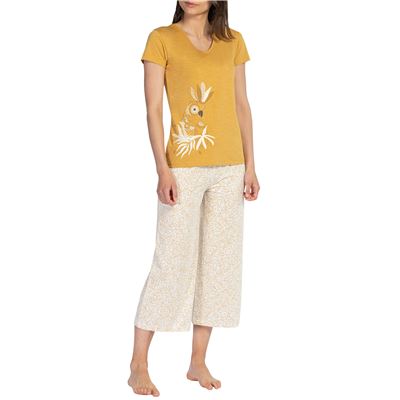 Pyjama femme motif perruche - DODO HOMEWEAR