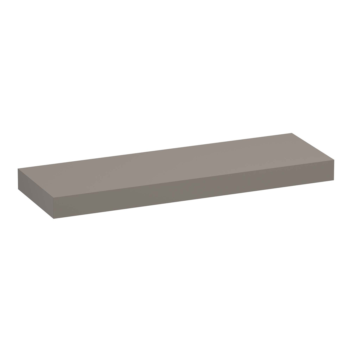 Brauer Creek vrijhangend wastafelblad 140cm taupe mat