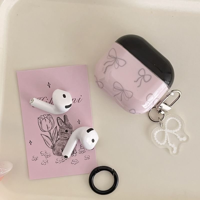 Elliure - Bow Apple AirPods / Pro oordopjeshoesje / bandje / set