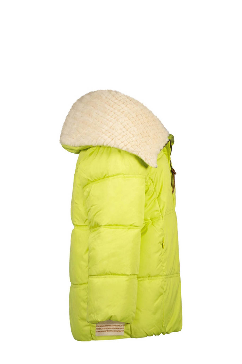 Like Flo quilted gewatteerde winterjas Amaya felgeel/beige