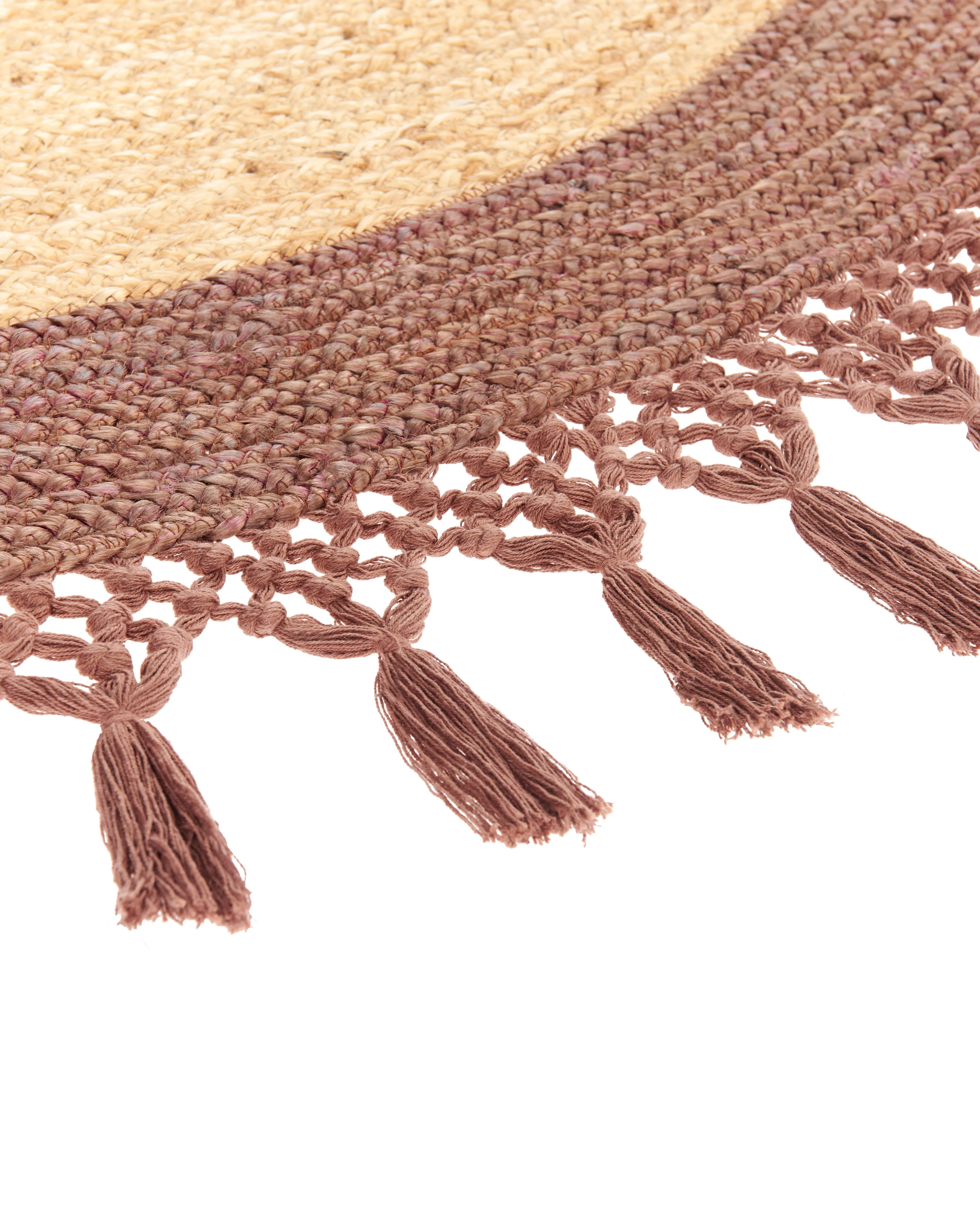 Vloerkleed MARTS Bruin ø 200 cm Jute