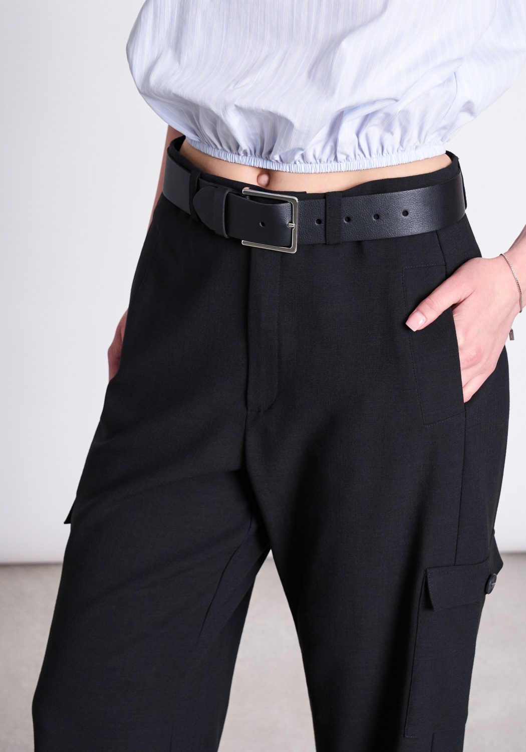 Jan 'n June Gürtel Filso Belt Black/Silver