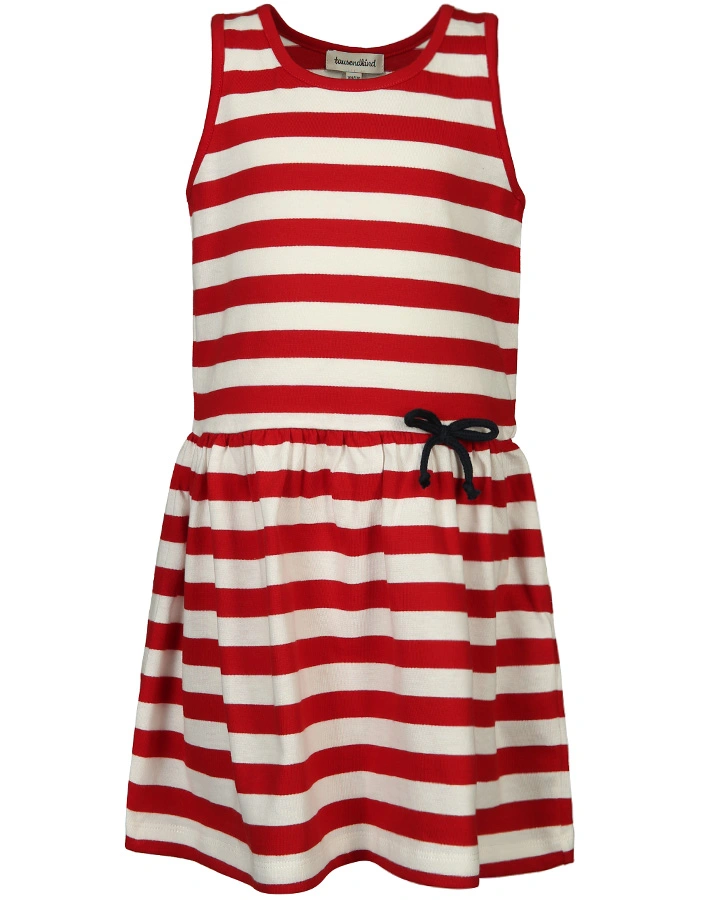 Kleid SCHLEIFCHEN gestreift in rot/weiß