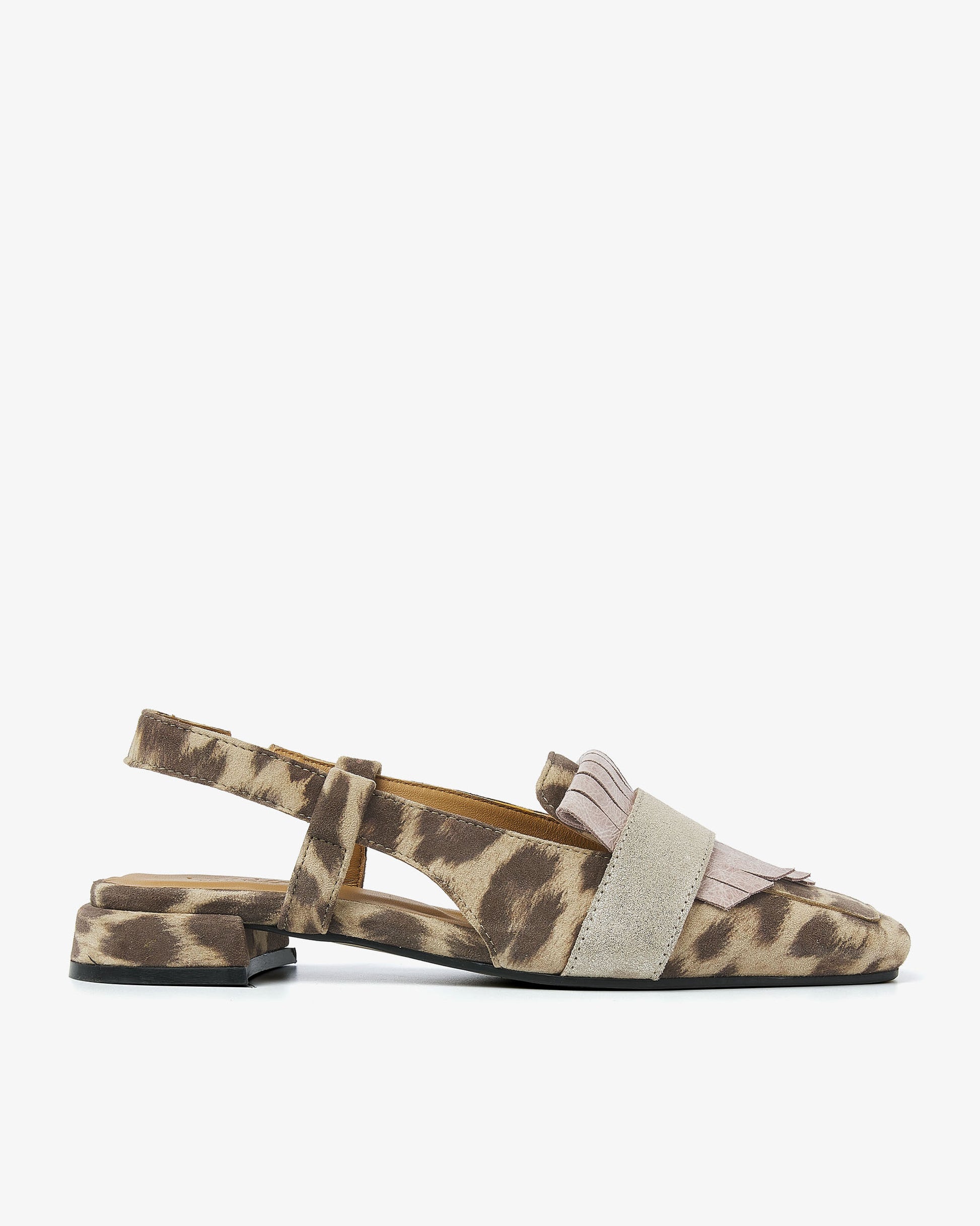 VIA VAI luipaardprint slingbacks Julie Lindi