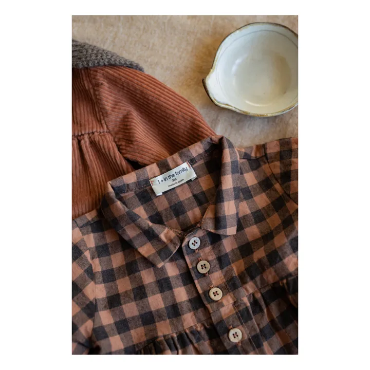 1+ in the family Robe Vichy Wendy | Marron