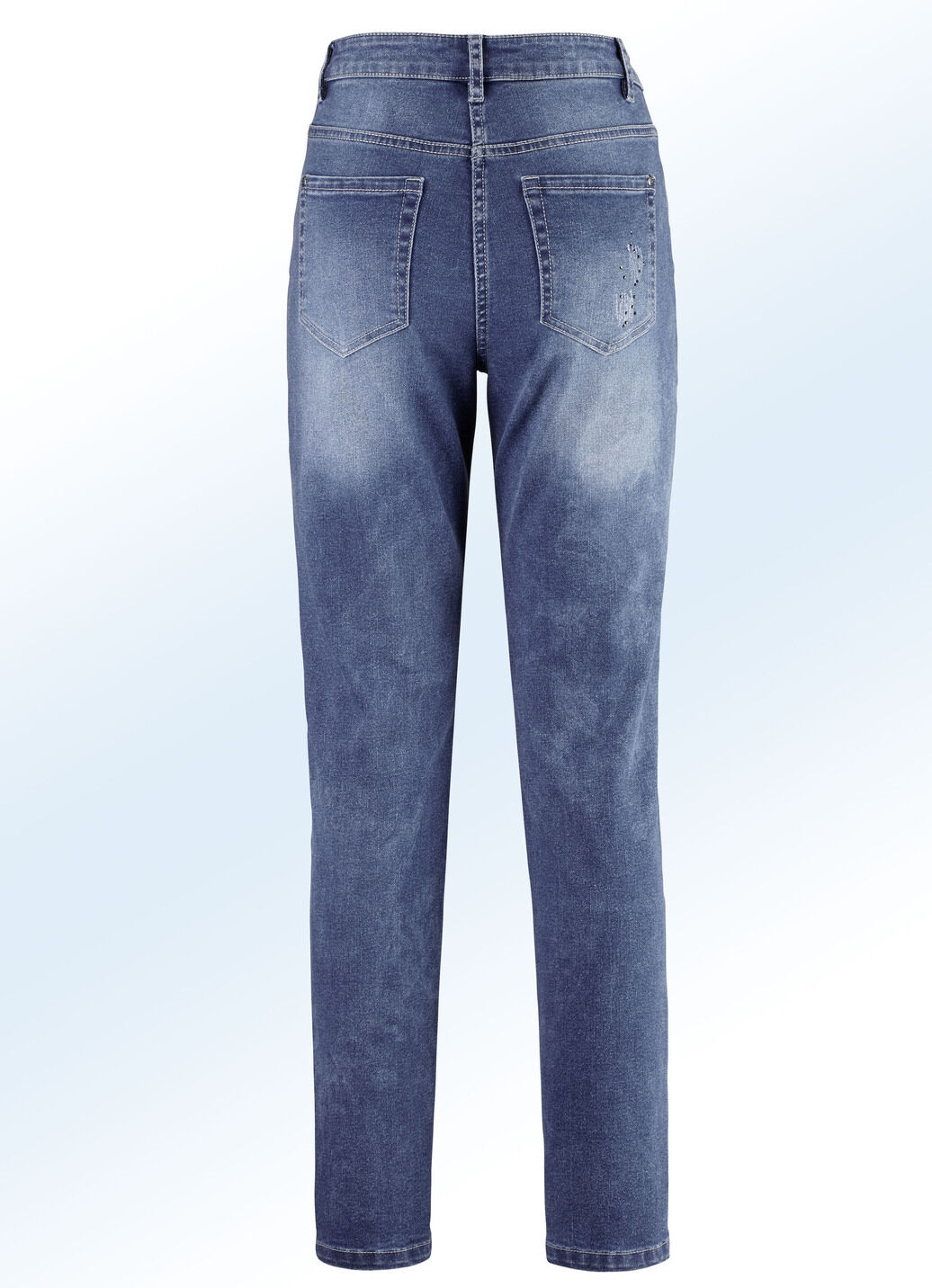 Trendig gestylte Edel-Jeans