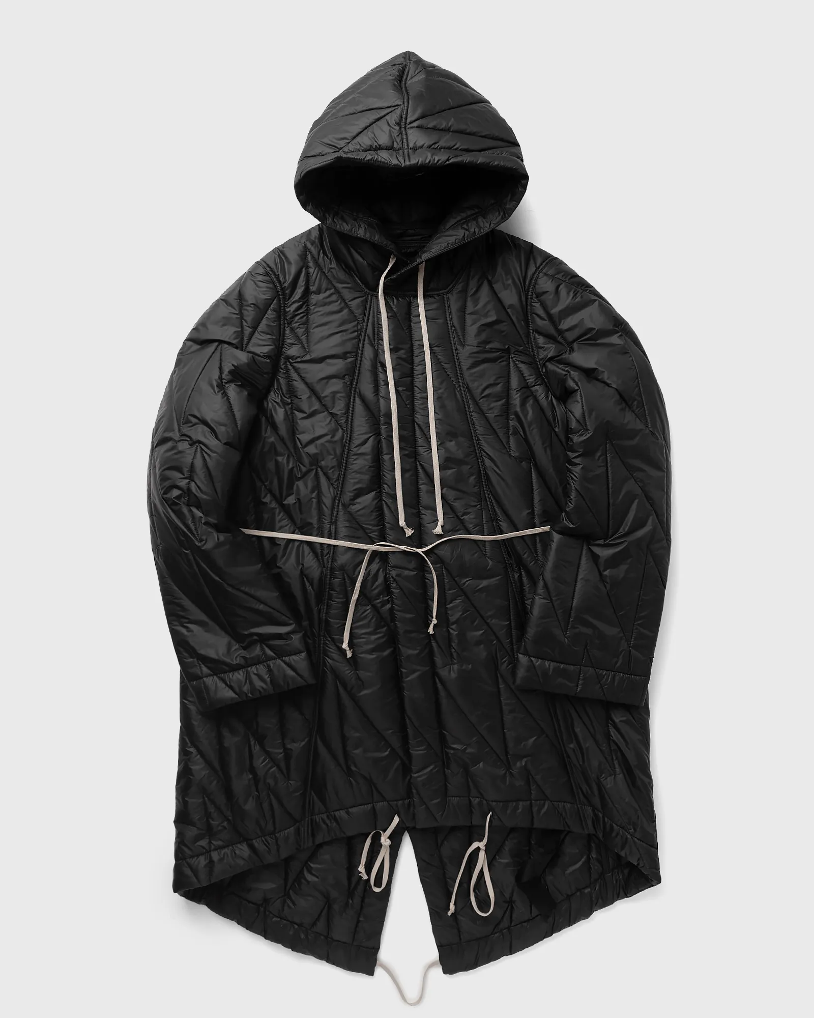 Rick Owens DRKSHDW WOVEN PADDED PARKA - FISHTAIL PARKA