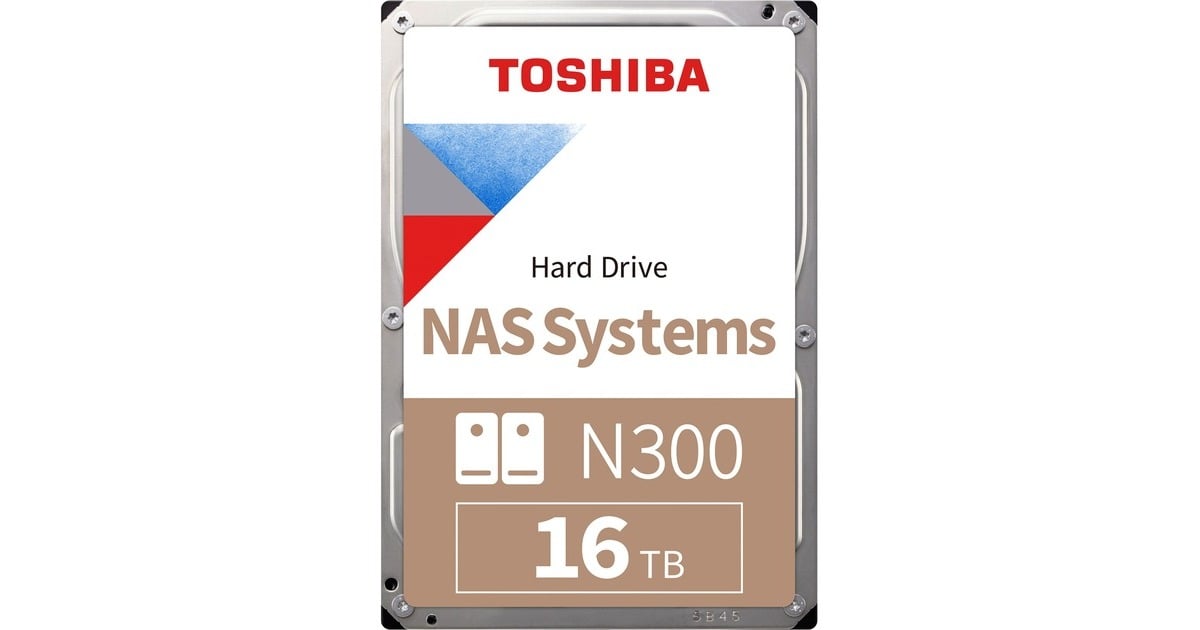 ToshibaN300 16 TB harde schijf  (SATA/600, 24/7)