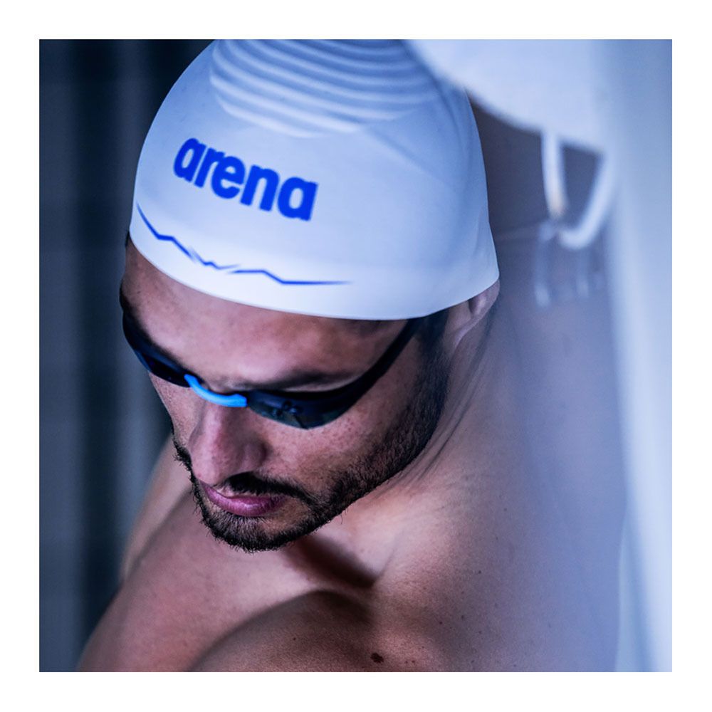 Arena COBRA CORE SWIPE MIRROR - Lunettes natation blue/white