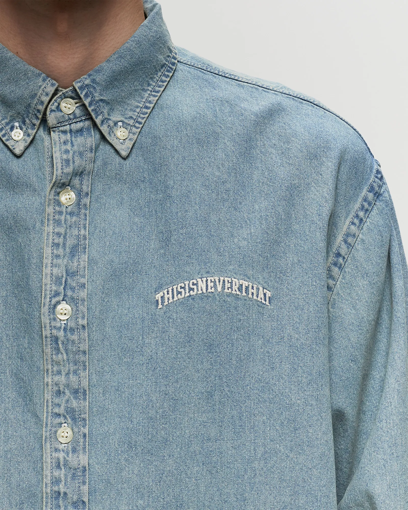 thisisneverthat Washed Denim Shirt