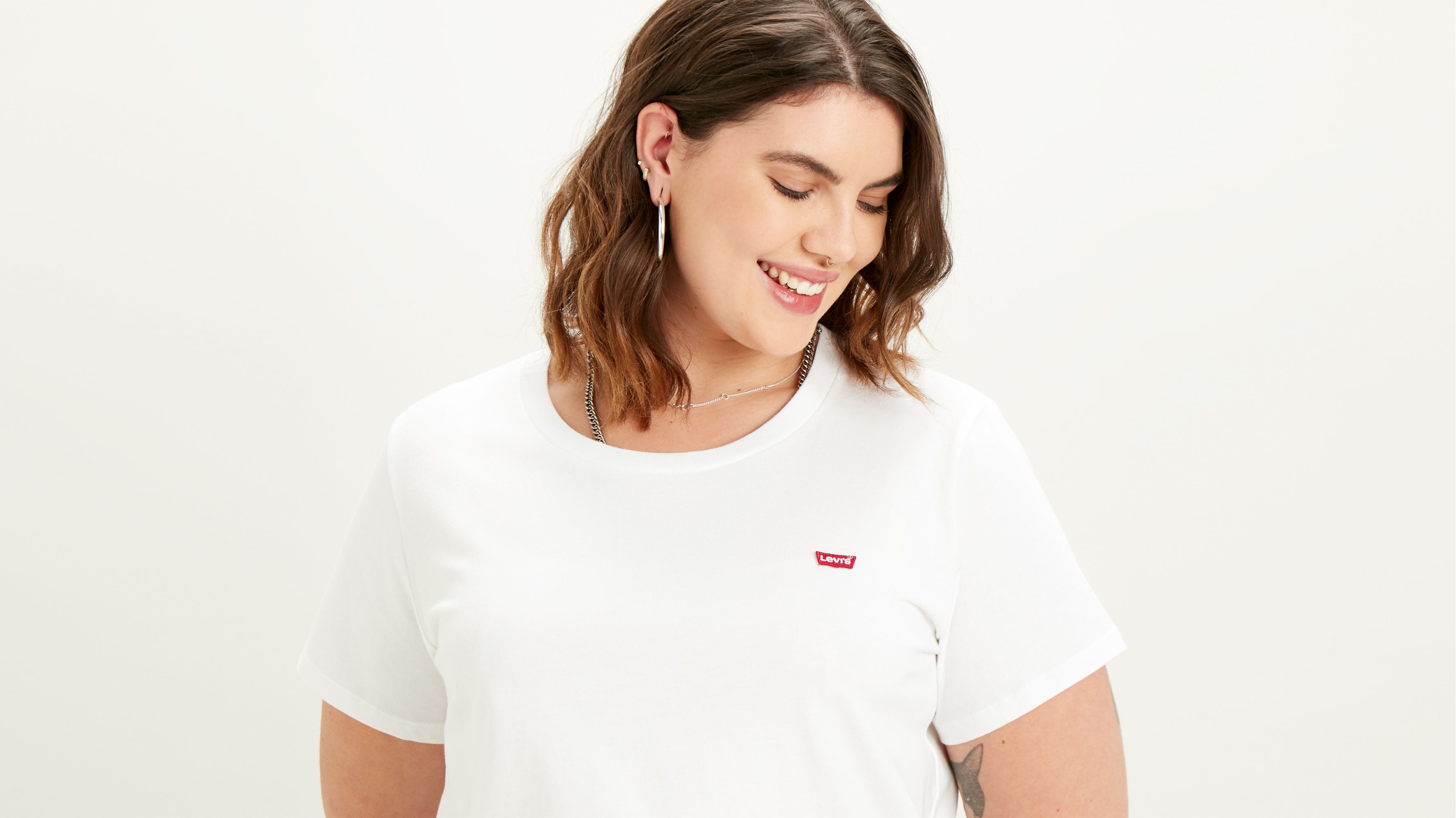 T-shirt (Plus) - White - Blanc
