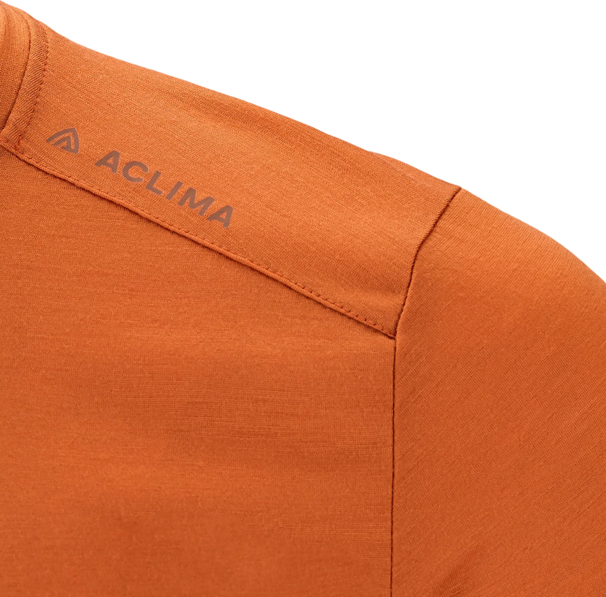 Aclima Men's Lightwool 140 Trail Tee Apricot Orange