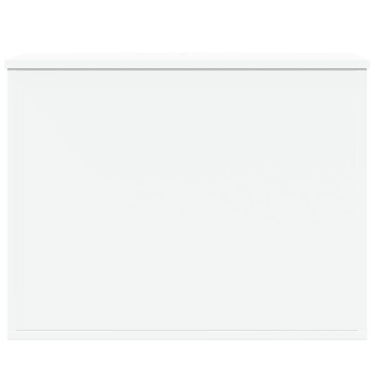 vidaXL Boîte de rangement 60 x 42 cm - Blanc