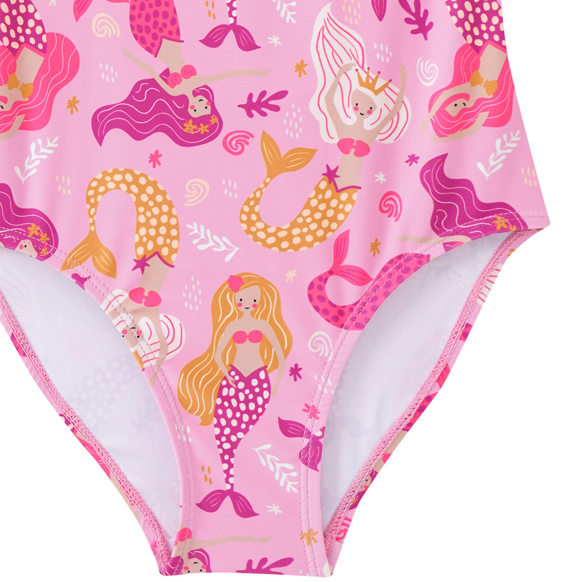 Topolino Mädchen Badeanzug mit Allover-Print rosa