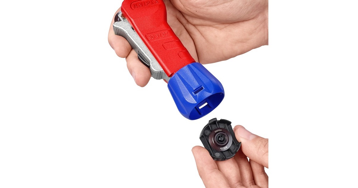 KNIPEXBuissnijder TubiX 90 31 02 BK pijpsnijder  (Rood, Ø 6 - 35mm)