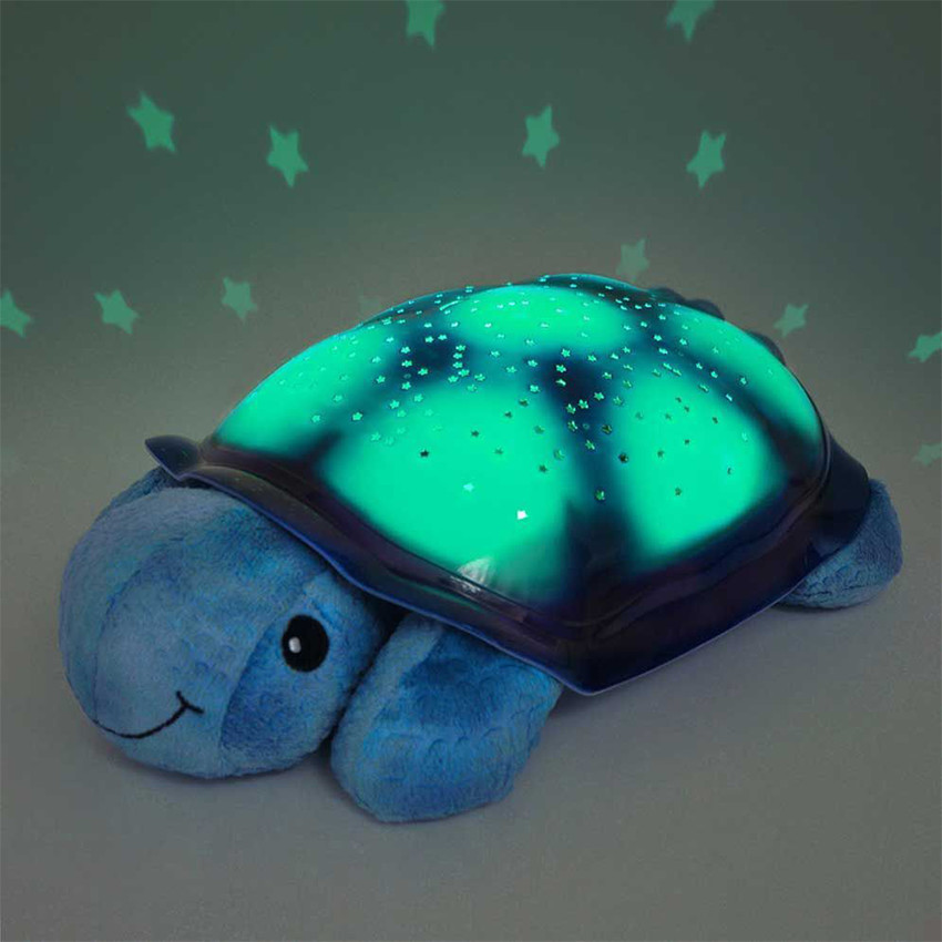 Veilleuse peluche Twilight Turtle - Bleue
