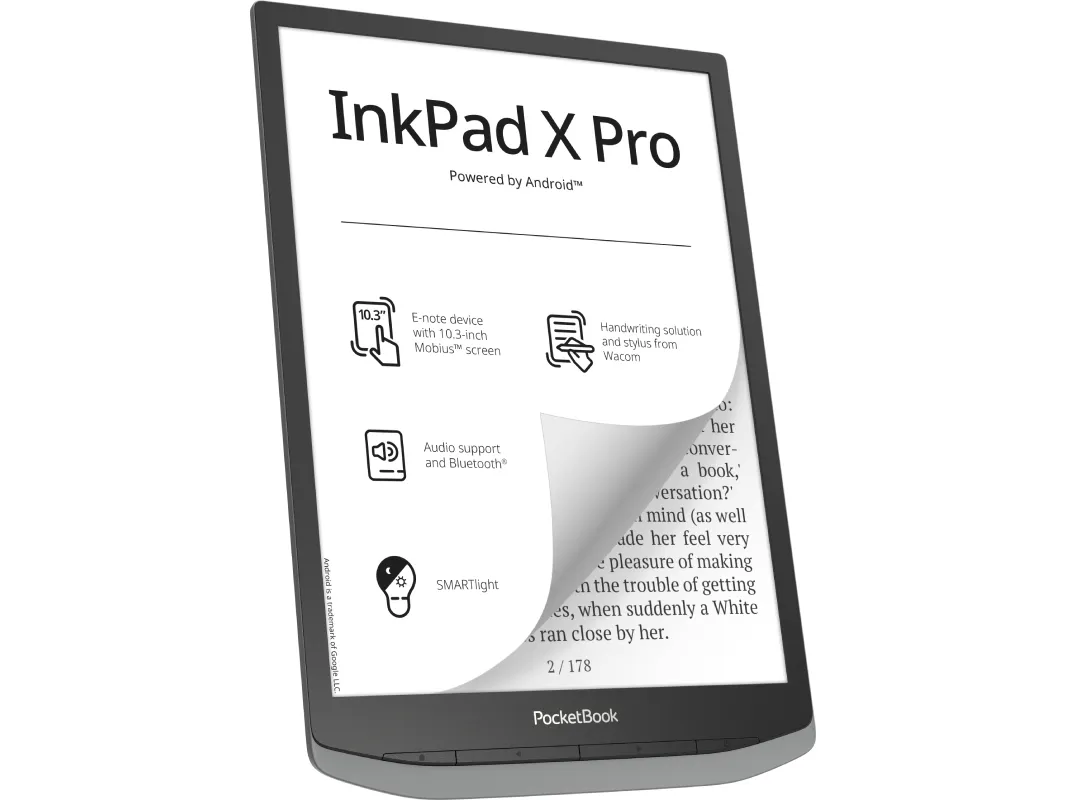 [OUTLET] - PocketBook InkPad X Pro - eBook læser - 32 GB - touch screen