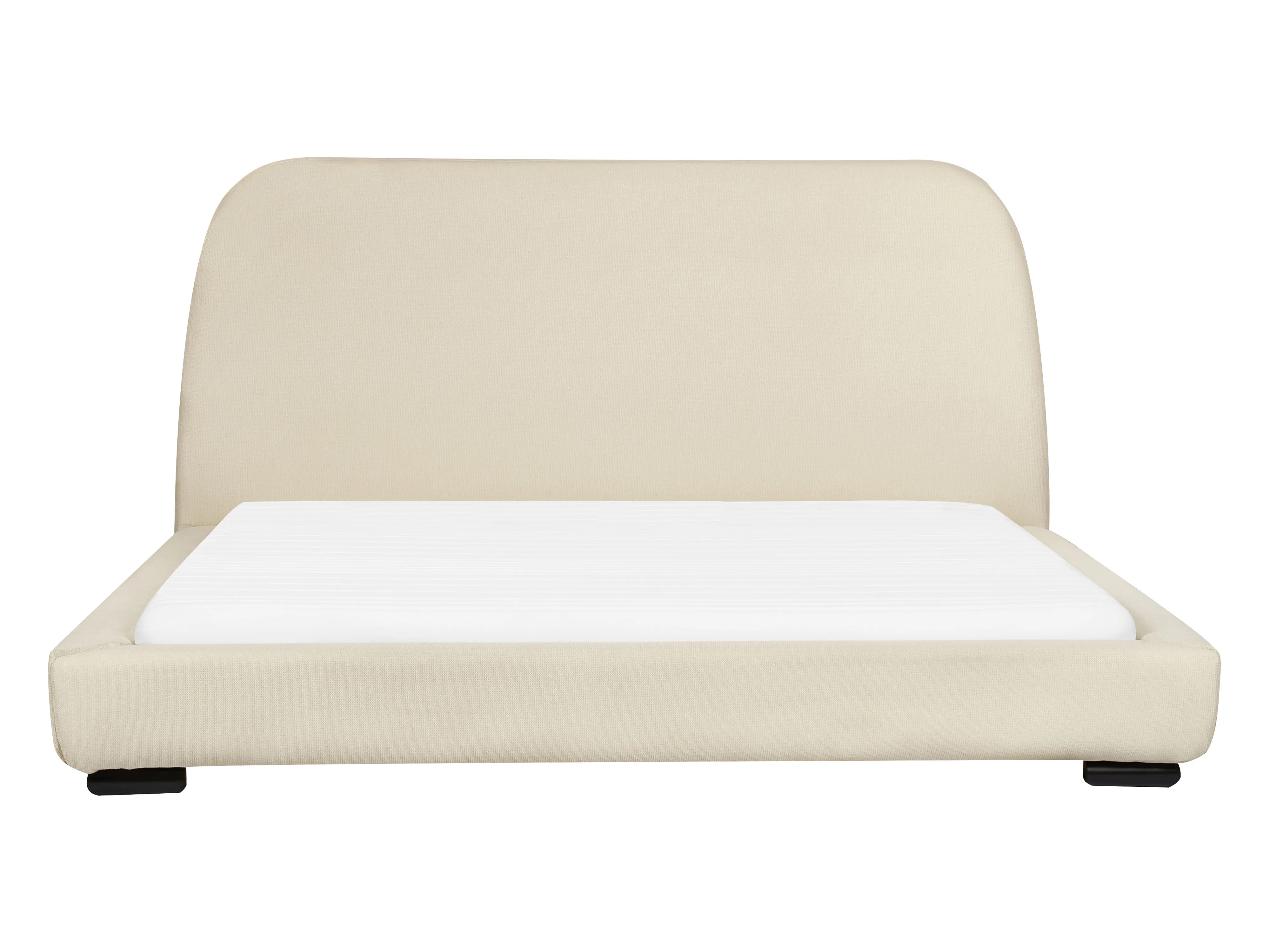 Bed Stof ROISEL 160 x 200 cm Lichtbeige