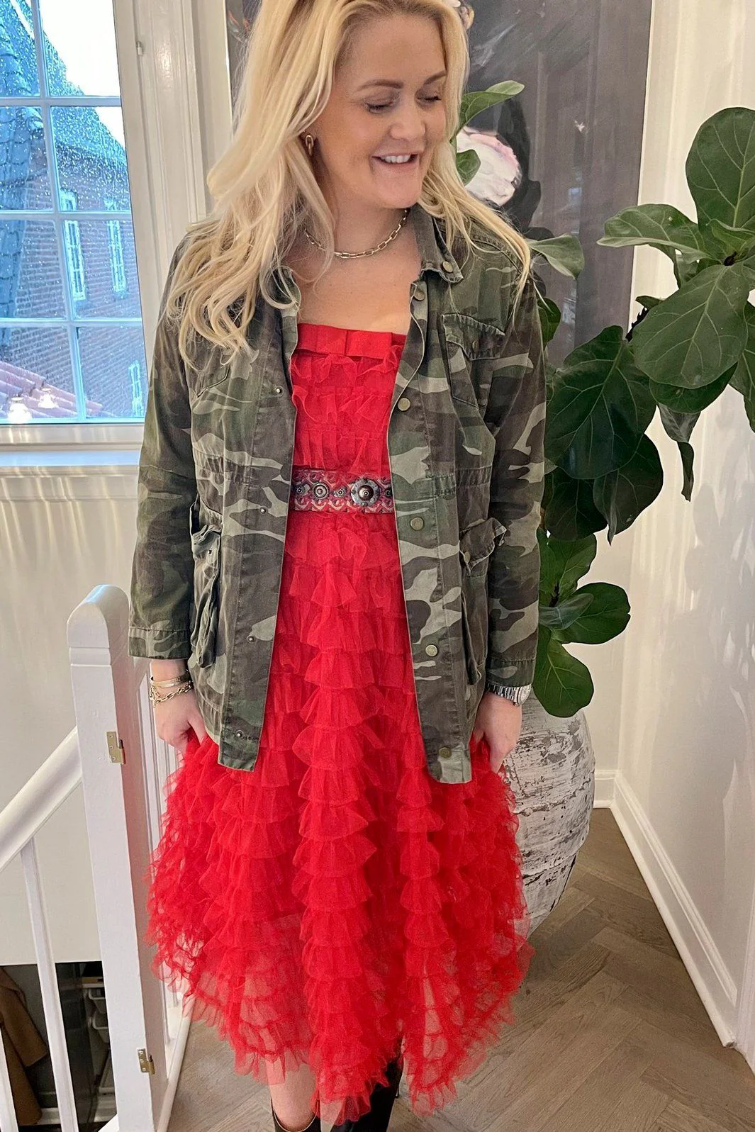 EMM Copenhagen Tulle Skirt red