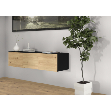 Meubelpaneel zwart ABS 240x30 cm 18 mm
