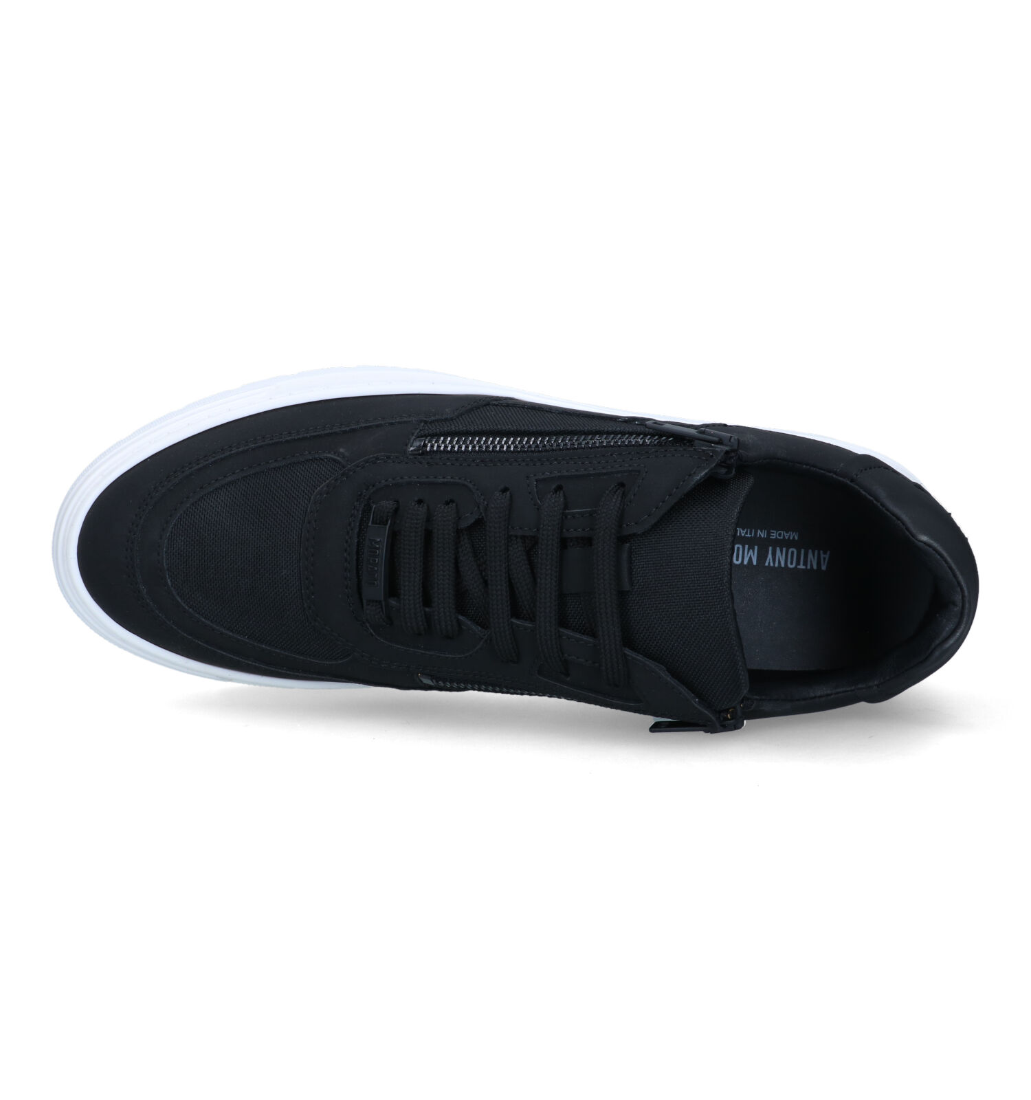 Veterschoenen zwart