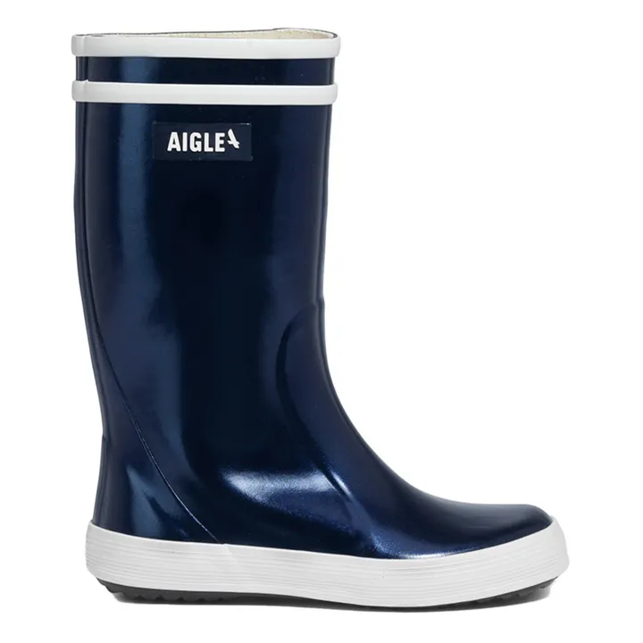 Aigle Bottes De Pluie Lolly Pop Irisées | Bleu marine