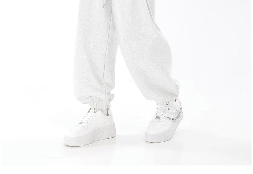 Elyou - Harem-joggingbroek met trekkoord en tekstprint
