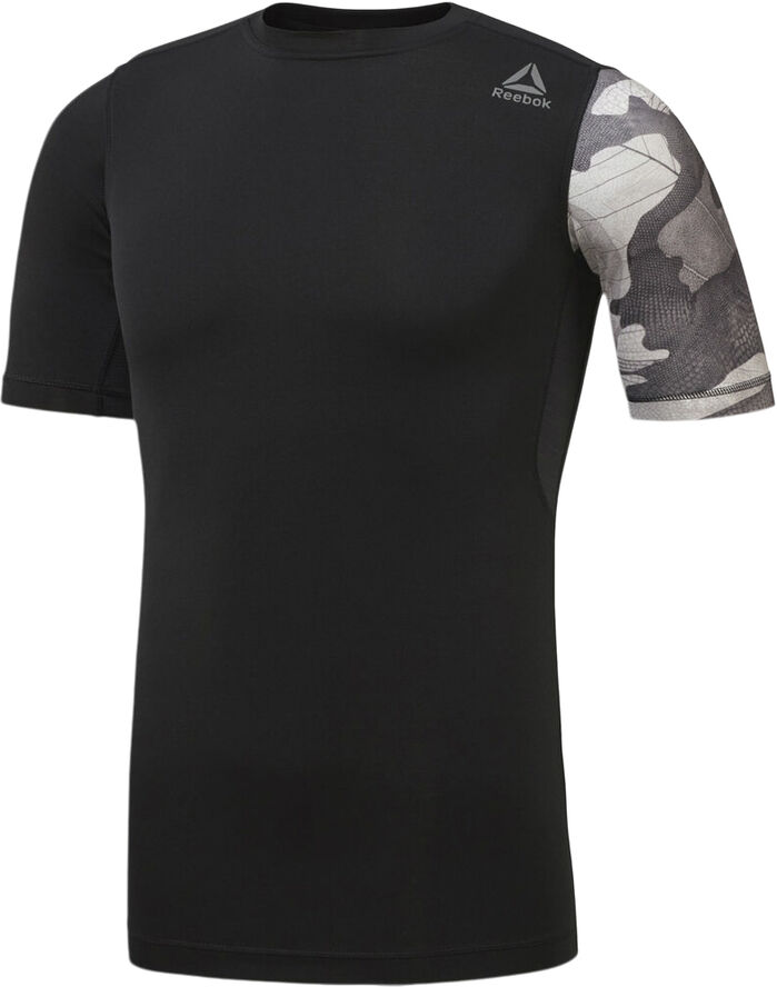 Reebok ACTIVCHILL Graphic Compression T-shirt Sort