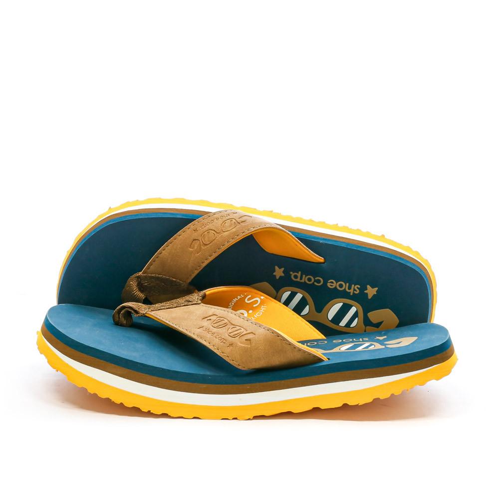 Cool Shoe Tongs Bleu/Orange Garçon Cool Shoe Os boy
