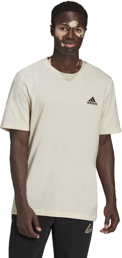adidas Essentials FeelComfy Single Jersey T-shirt Hvid