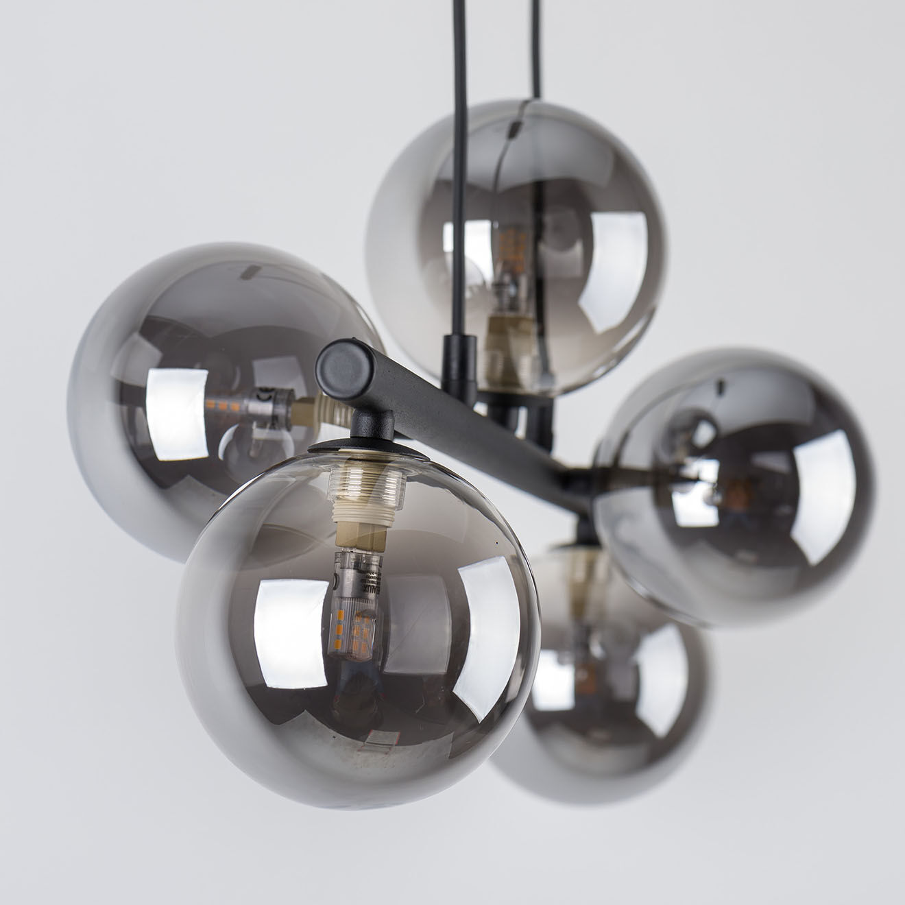 Micadoni Suspension Alioth noir/graphite - 27x63x115 cm