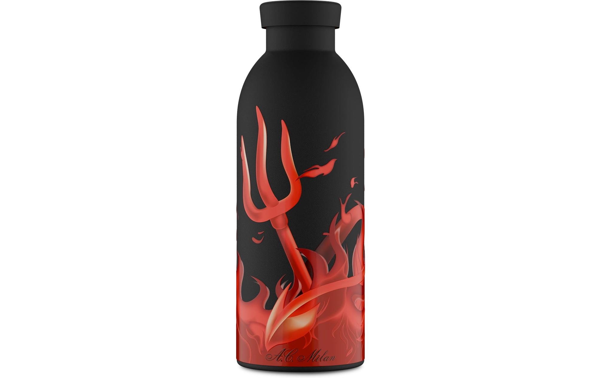 Thermosflasche Milan 500 ml, AC MilanIsolierflasche mit doppelwandiger Edelstahlisolation