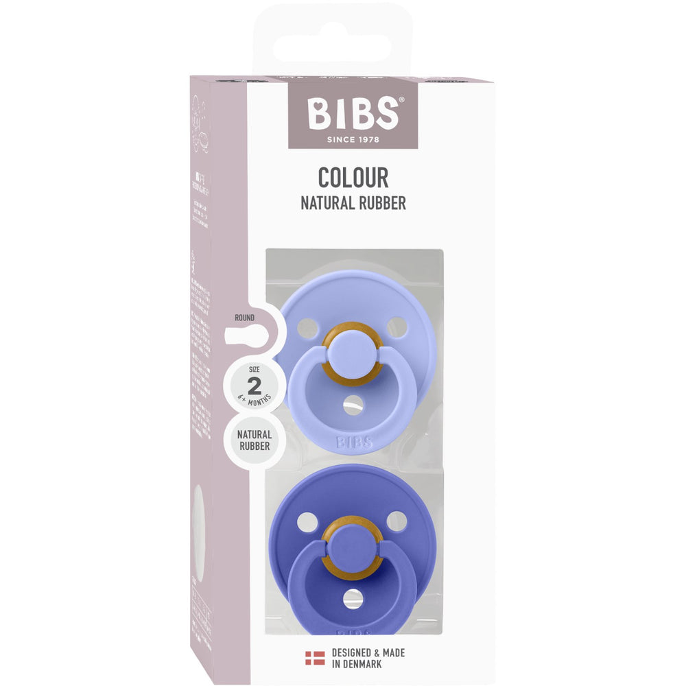 Køb Bibs Hush/Grape Sut Colour 2-Pak Latex