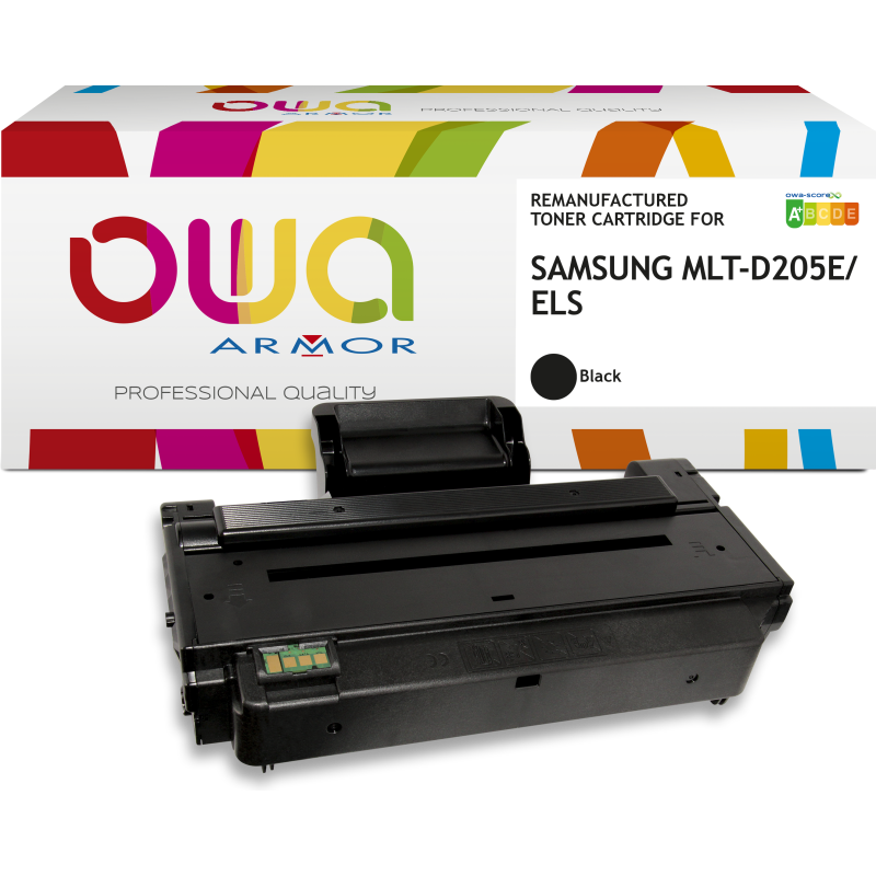 Toner remanufacturé OWA - haute capacité - Noir - pour SAMSUNG MLT-D205E/ELS
