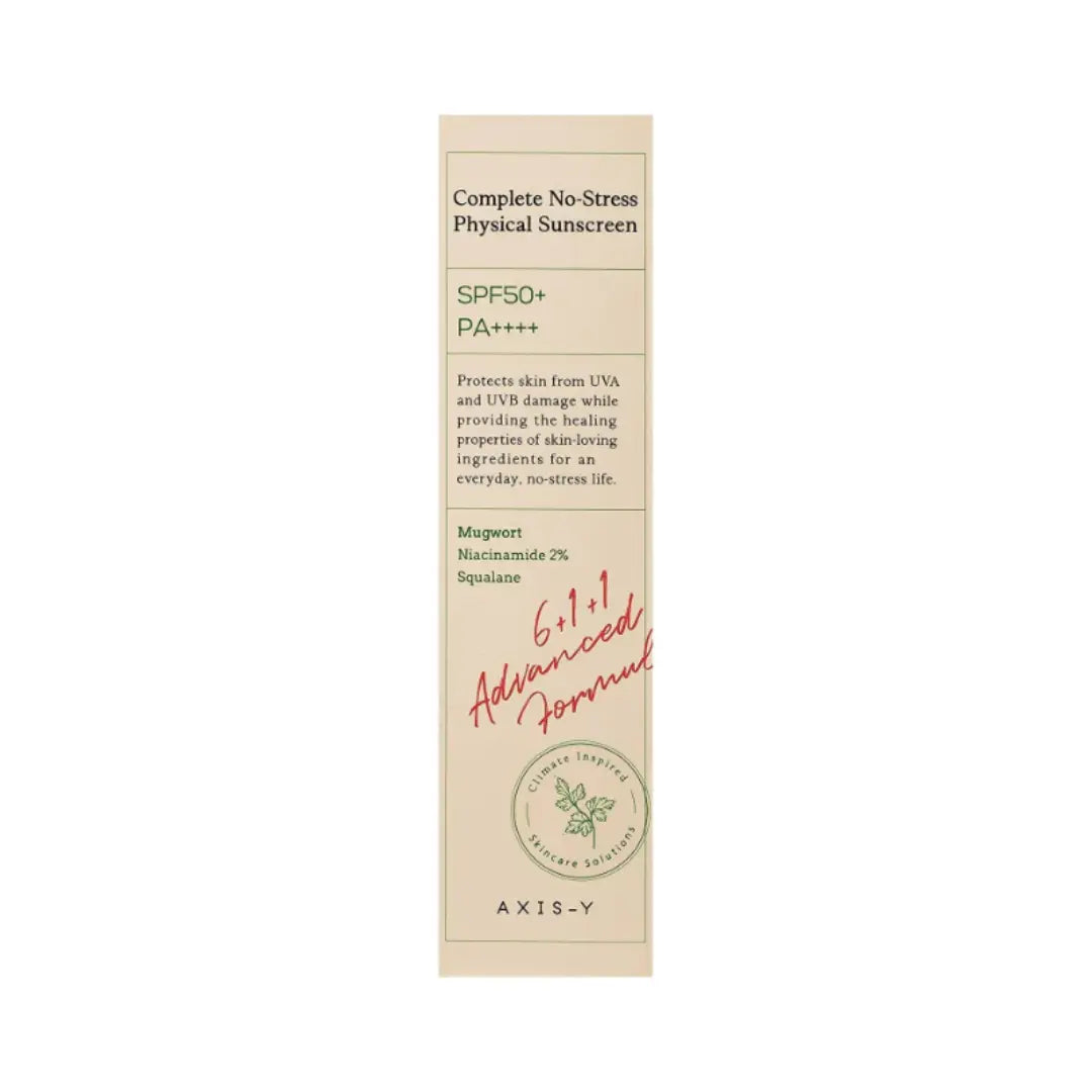 Complete No-Stress Physical Sunscreen SPF 50+