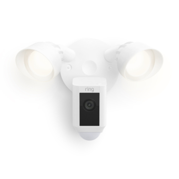 Ring Floodlight Camera Wired Plus Zwart