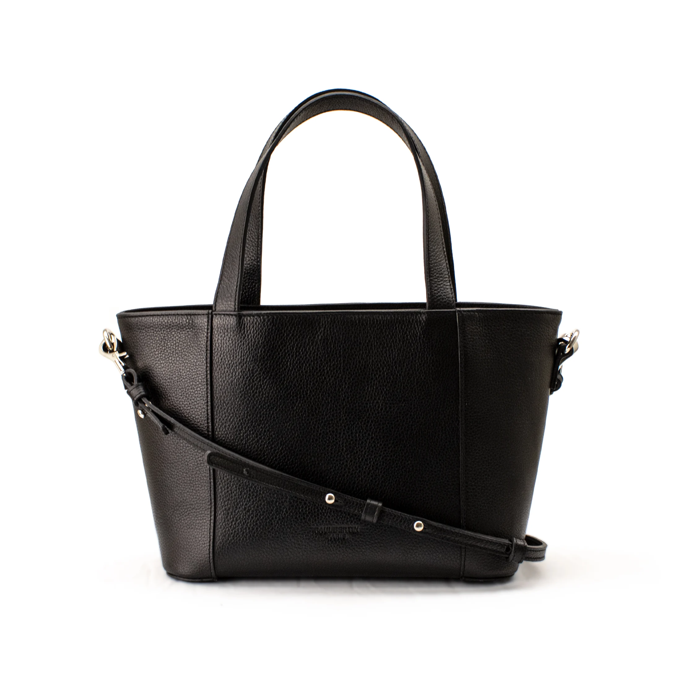 SUZANNE - Sac cabas en cuir grainé | Noir