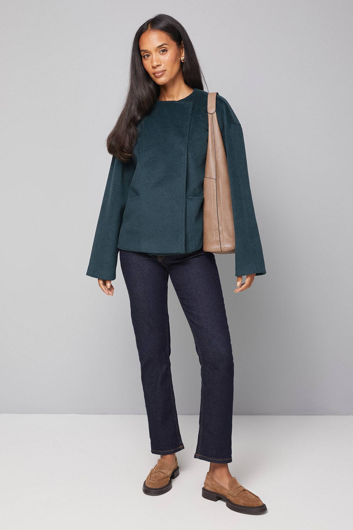 Wallis Veste Courte à Un Bouton