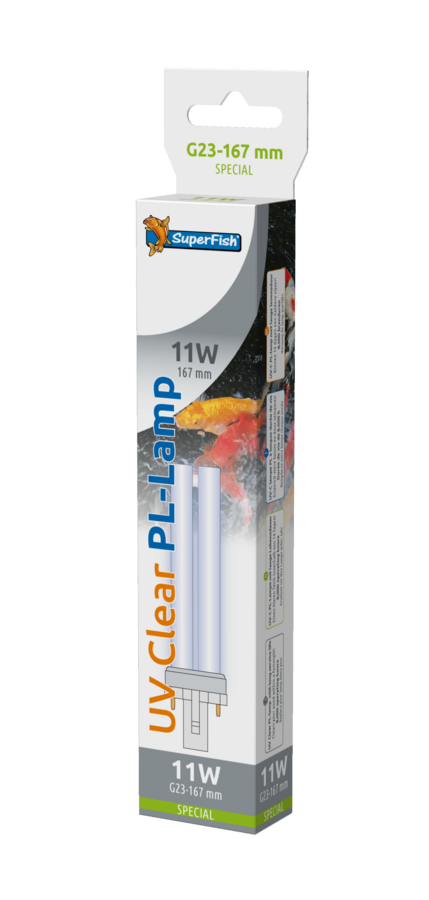 Superfish UV PL Lamp 11W G23-167mm Special