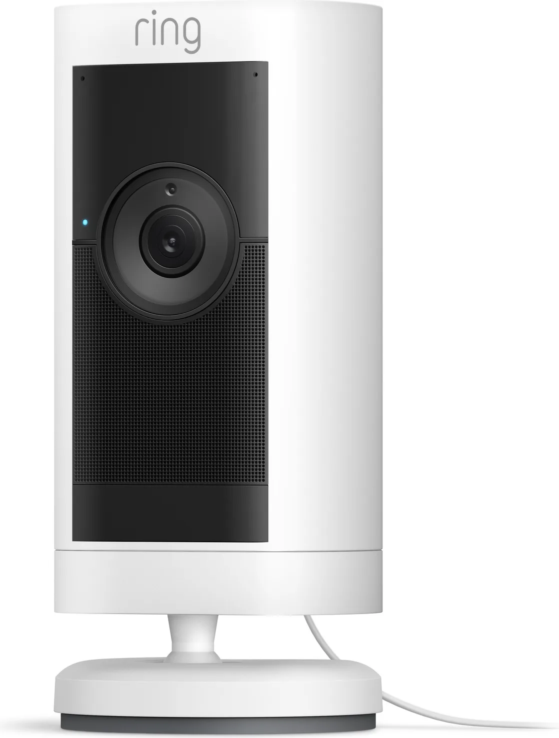 Ring Stick Up Cam Pro Plug-in Blanc Caméra de surveillance