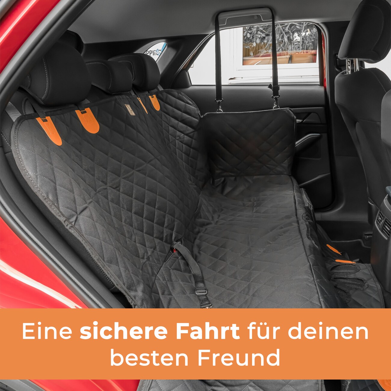 Petsation Autoschondecke Hundedecke für Rückbank + Kofferraum
