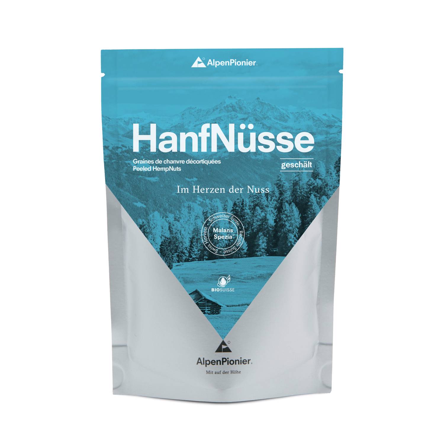 AlpenPionier HanfNüsse geschält BioSuisse Btl 150 g