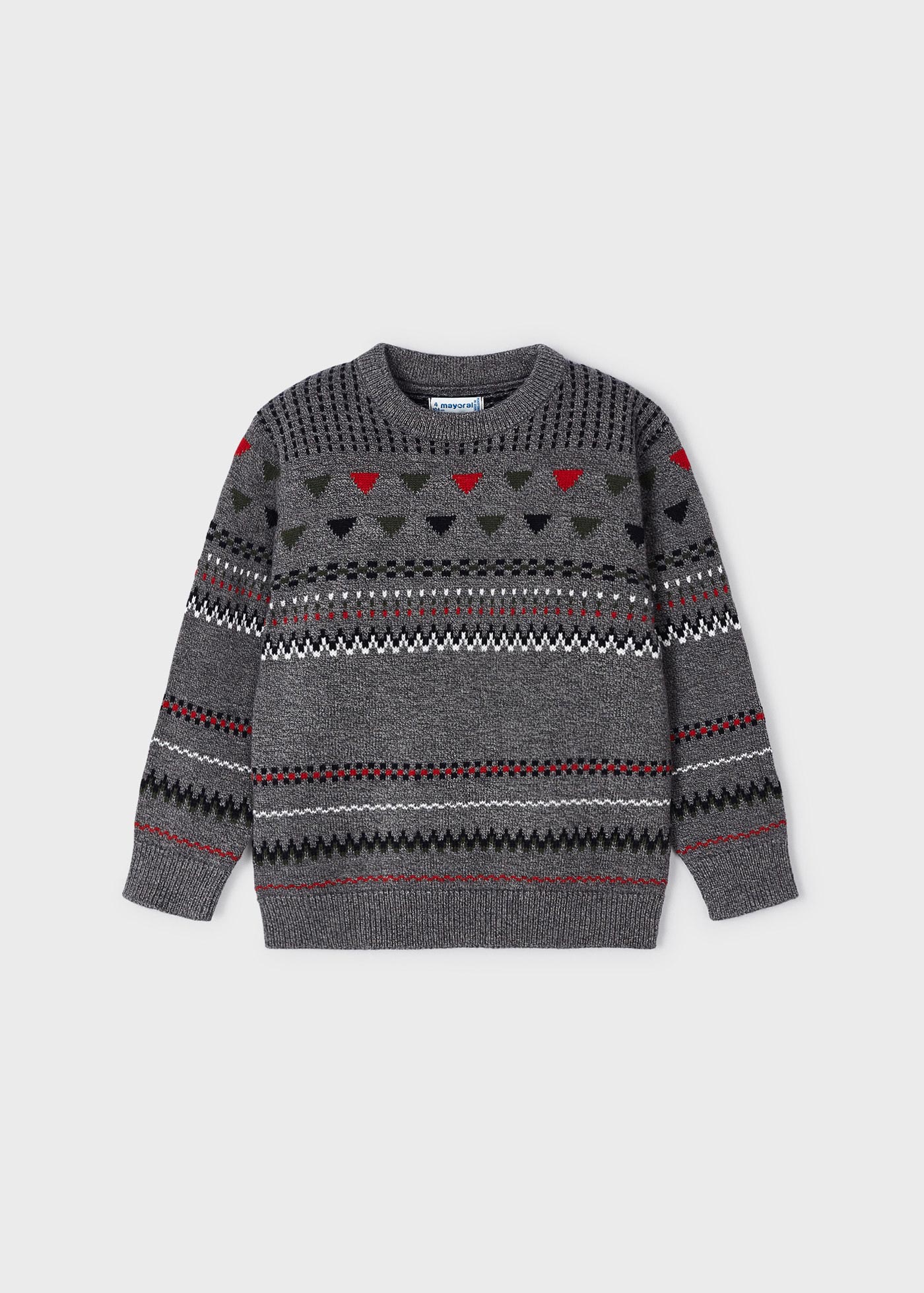 Suéter jacquard infantil