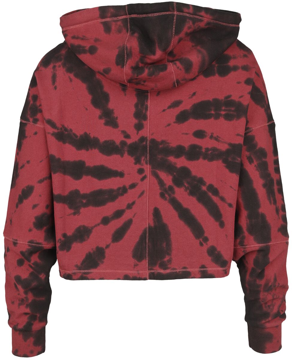 Sweat à capuche court tie-dye | RED by EMP Sweat-shirt à capuche